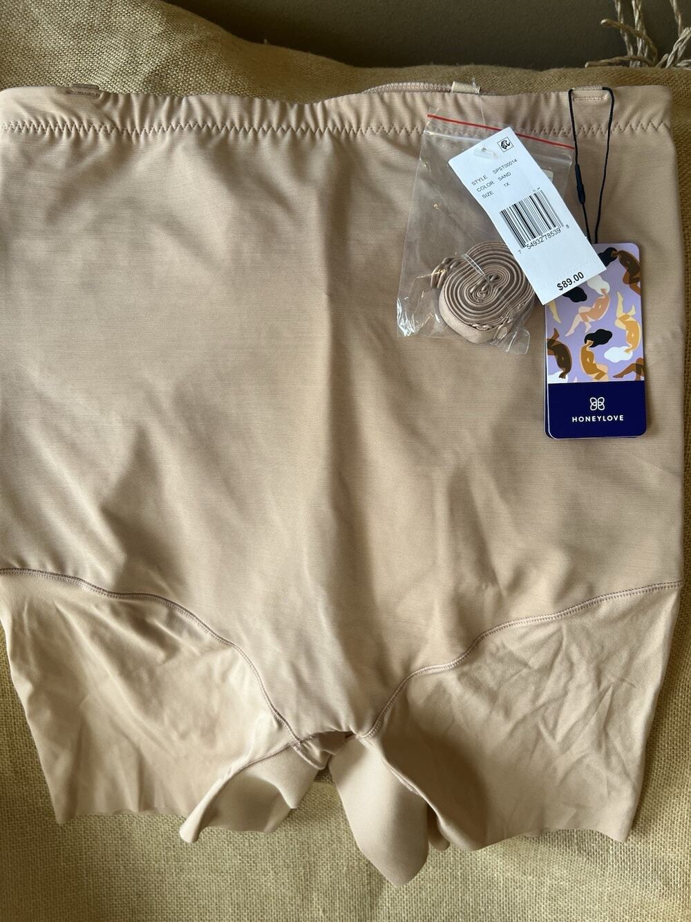 NWT Honeylove SuperPower Short Mid-Thigh Bodyshaper Style SPST00014 Size 1X